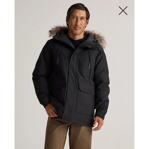 Quince NWOT Men's Responsible Down Parka Jacket Size Medium Black Winter Coat